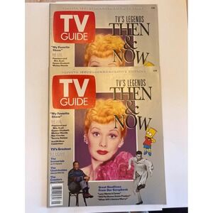 TV Guide 2000th Issue Commemorative Edition July 1991 Lucille Ball TV Legends